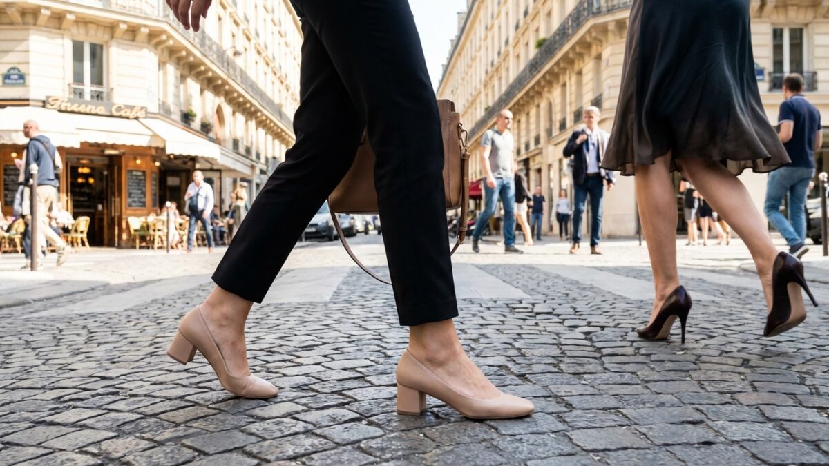 Cette hauteur de talon affine vraiment la silhouette Cette hauteur de talon affine vraiment la silhouette