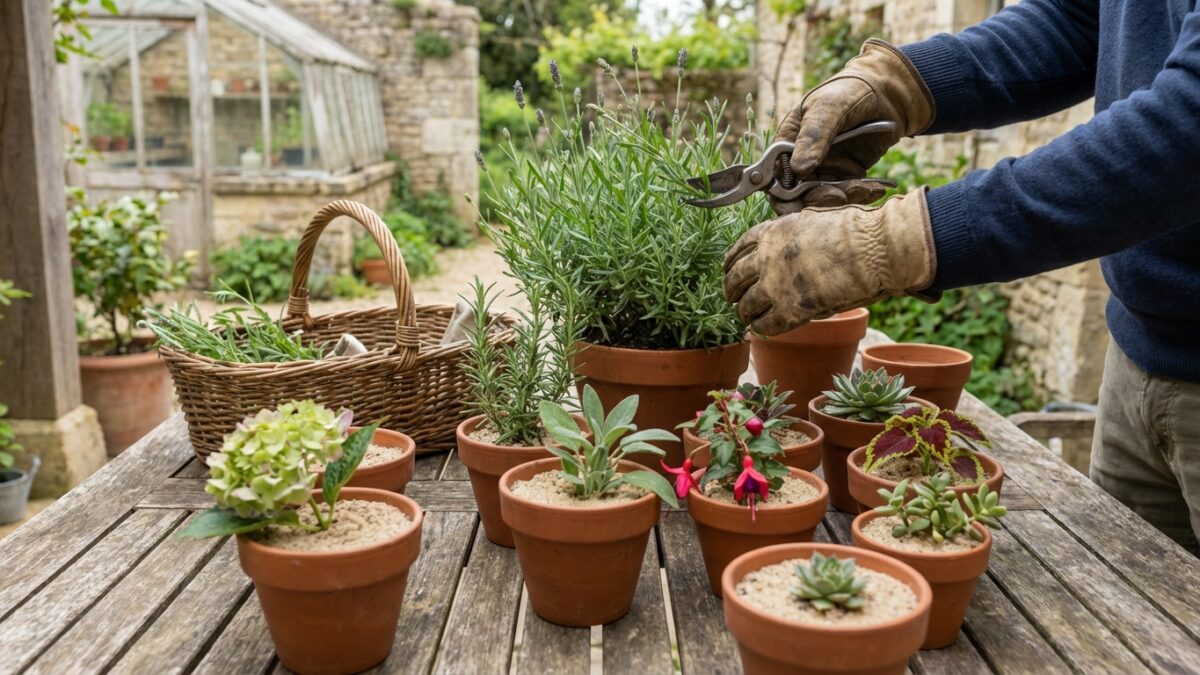 Sept plantes à bouturer en mars pour un jardin florissant